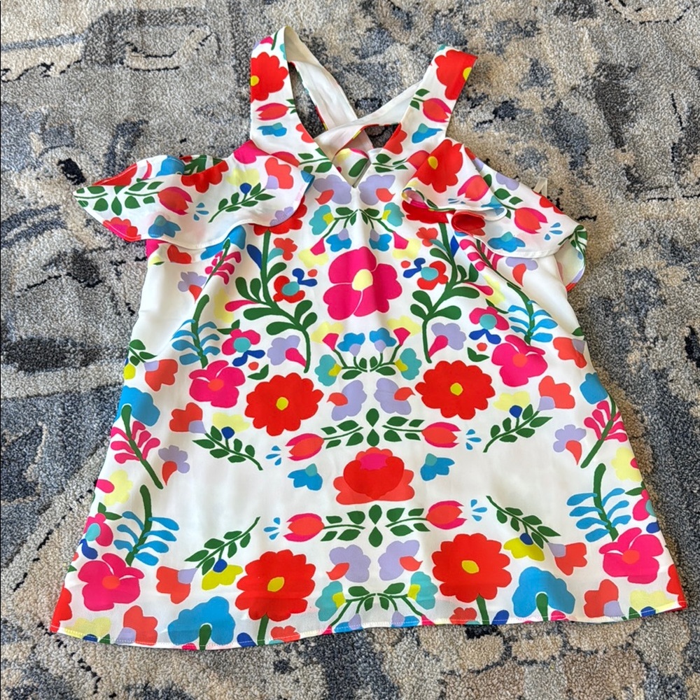 Colorful Floral Sleeveless top Crosby